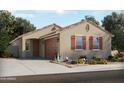 One-story home with orange tile roof and landscaped yard at 2669 E Santa Ynez Dr, Casa Grande, AZ 85194