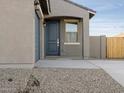 Attached garage with an automatic door opener and neutral interior at 2669 E Santa Ynez Dr, Casa Grande, AZ 85194