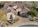 One-story home with tile roof, pool, and desert landscaping at 32029 N 19Th Ln, Phoenix, AZ 85085