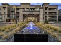 The Luxe apartment building entrance with water feature at 5250 E Deer Valley Dr # 316, Phoenix, AZ 85054