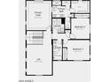 Upstairs floor plan with a primary suite, two additional bedrooms, and a loft at 7929 E Queensborough Ave, Mesa, AZ 85212