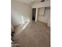 Bedroom with carpet flooring and double closets at 19379 N Miller Way, Maricopa, AZ 85139