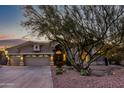 Charming one-story home with a three-car garage and mature trees at 32032 N 52Nd Way, Cave Creek, AZ 85331