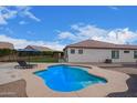 Inviting backyard pool with ample space for relaxation and entertainment at 24147 N 165Th Ln, Surprise, AZ 85387