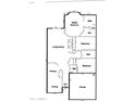 Detailed floor plan showcasing a spacious layout with multiple bedrooms, bathrooms, and an open-concept living area at 20031 N 22Nd Pl, Phoenix, AZ 85024