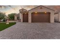 Spacious two-car garage with paver driveway at 2562 N 169Th Ave, Goodyear, AZ 85395