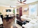 Bright and airy living area with dining space at 4332 E Oakland St, Gilbert, AZ 85295