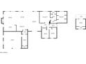 Detailed floor plan showcasing a spacious layout with multiple bedrooms, baths, and living areas at 10400 E Breathless Ave, Gold Canyon, AZ 85118