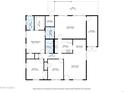 Floor plan showing a spacious layout with multiple bedrooms and living areas at 303 W 9Th St, Mesa, AZ 85201