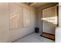 Front entrance with a security door and a welcome mat at 6414 W Villa Linda Dr, Glendale, AZ 85310