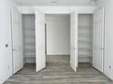 Spacious bedroom with two large walk-in closets and wood-look flooring at 19449 W Valle Vista Way, Litchfield Park, AZ 85340