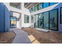 Private courtyard with pathway and access to interior at 25580 N 119Th St, Scottsdale, AZ 85255