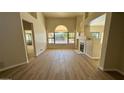 Spacious living area with hardwood floors and fireplace at 5937 E Jensen St, Mesa, AZ 85205
