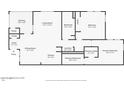 One bedroom, one bath floor plan with balcony and dining area at 20100 N 78Th Pl # 2091, Scottsdale, AZ 85255