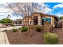 House exterior with drought-tolerant landscaping and a tree at 20472 N 90Th Ln, Peoria, AZ 85382
