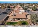 Property view showing surrounding neighborhood and mountain views at 2309 W Shawnee Dr, Chandler, AZ 85224