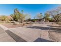 Home exterior with a long driveway and mountain view at 4605 E Orange Dr, Phoenix, AZ 85018