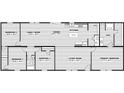 Open floor plan with 4 bedrooms, 2 baths, and a large living room at 000 W Pony Rd, Maricopa, AZ 85139