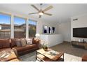 Bright living room filled with natural light, comfortable seating, and modern decor at 19777 N 76Th St # 2292, Scottsdale, AZ 85255