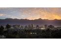 Spectacular sunset view of the city skyline and mountains at 2235 E Vista Ave, Phoenix, AZ 85020