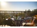 Private deck features a bistro table, offering scenic views at 2235 E Vista Ave, Phoenix, AZ 85020