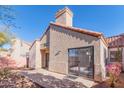 Private back patio with sliding glass door access at 23570 N 75Th N St, Scottsdale, AZ 85255