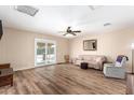 Spacious living room with sliding doors to backyard at 632 N 95Th St, Mesa, AZ 85207