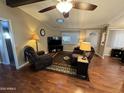 Relaxing living room featuring hardwood floors at 8103 E Southern Ave # 52, Mesa, AZ 85209