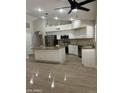 Spacious kitchen featuring granite countertops and stainless steel appliances at 917 E Betsy Ln, Gilbert, AZ 85296