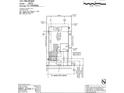 Plot plan showing lot dimensions and placement of house and driveway at 17809 W Medlock Dr, Avondale, AZ 85392