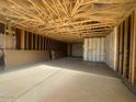 Unfinished interior showing the framing and structure of a new home at 2674 E Abe Truckle Ave, San Tan Valley, AZ 85140