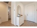 Bright and airy entryway with a white console table at 12246 E Pivot Peak E --, Gold Canyon, AZ 85118