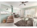 Open living and dining area with a neutral color scheme at 4140 N 81St St, Scottsdale, AZ 85251