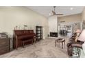 Spacious living room with fireplace and tile floors at 178 Leisure World --, Mesa, AZ 85206