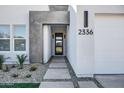 Front entryway with modern design and walkway at 2336 N 28Th Pl, Phoenix, AZ 85008