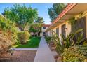 Building exterior showing a courtyard with a grassy area and walkways at 8241 N Central Ave # 11, Phoenix, AZ 85020