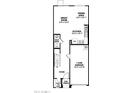 First floor plan showcasing kitchen, dining area, great room, and one-car garage at 2822 W Eagle Talon Rd, Phoenix, AZ 85085