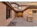 Two-story home with inviting front porch and landscaping at 3436 E Vaughn Ave, Gilbert, AZ 85234