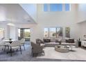 Bright living room with high ceilings, and access to backyard at 1552 E Oak Rd, San Tan Valley, AZ 85140