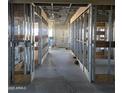 Interior hallway under construction, showing metal framing and unfinished walls at 6587 N Palmeraie Blvd # 2017, Paradise Valley, AZ 85253