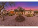 Stunning desert home with mountain views at sunset at 3205 S Ponderosa Dr, Gold Canyon, AZ 85118