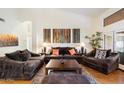 Comfortable living room with hardwood floors and ample seating at 10232 N 54Th Pl, Paradise Valley, AZ 85253