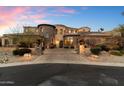 Stunning stone and stucco home with a gated entryway at 28626 N 108Th N Way, Scottsdale, AZ 85262