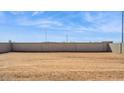 Large backyard ready for customization and landscaping at 1561 E Mason Dr, Casa Grande, AZ 85122
