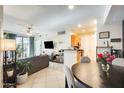 Open concept dining area with table and chairs, adjacent to kitchen at 6900 E Princess Dr # 1132, Phoenix, AZ 85054