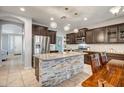 Modern kitchen with stainless steel appliances and granite countertops at 13257 W Avenida Del Rey Dr, Peoria, AZ 85383