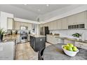 Spacious kitchen featuring granite countertops and stainless steel appliances at 6502 E Blanche Dr, Scottsdale, AZ 85254