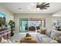 Open living space with sliding doors to backyard at 3015 E Daley Ln, Phoenix, AZ 85050