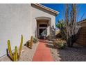 Landscaped pathway leading to the entrance of the home at 23619 N 21St St, Phoenix, AZ 85024