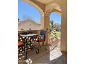 Private patio with table and chairs, offering a relaxing outdoor space at 29606 N Tatum Blvd # 216, Cave Creek, AZ 85331